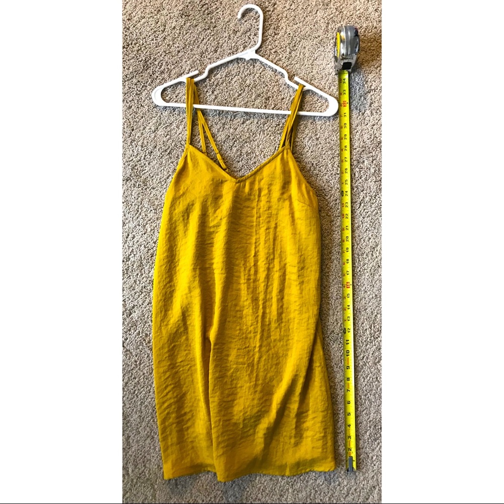 American Eagle Slip Dress: Golden Hour Goddess